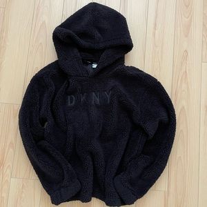DKNY Fuzzy Teddy Hoodie